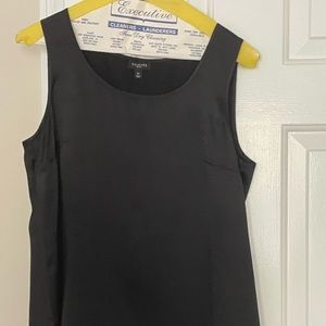 Talbots Petites black silk camisole